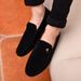 Lefu Korean Edition Trendy Men's Casual Low Top Cloth Lazy Man Fit Toe Bean Driving Shoes Anti Slip And Simple_vogvips.com