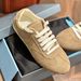 2025 New Genuine Leather Cowhide German Training Round Toe Versatile Lace-Up Casual Shoes Spring And Autumn Flat White_vogvips.com