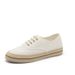 Rainbow Thick-Soled Canvas For Women, 2026 Summer New Style, Old Money Style Lace-Up Casual Sneakers, Trendy White Shoes_vogvips.com