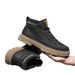 European Warm Series High-top Men's Autumn Winter 2025 New Leather Casual Black Martin Boots Fleece-lined Cotton Trendy Shoes_vogvips.com