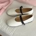 Lancui Version French Round Toe Mary Jane 2025 Spring Summer New One-Strap Shallow Mouth Ballet Shoes_vogvips.com