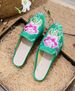 Slipp With Pointed Tips, Fashionable And Embroidered One Legged Casual Women's Fabric Slipp, Sandals, Summer_vogvips.com
