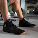 Men's Mesh Breathable Wrestling Boots, Mid-Top Fitness Sneakers Lightweight Lace Up Fighting Boxing Training Shoes_vogvips.com