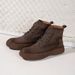 First Layer Cowhide Martin Boots For Men, New Autumn And Winter Short Boots, British Style, Fleece-Lined, Warm,_vogvips.com
