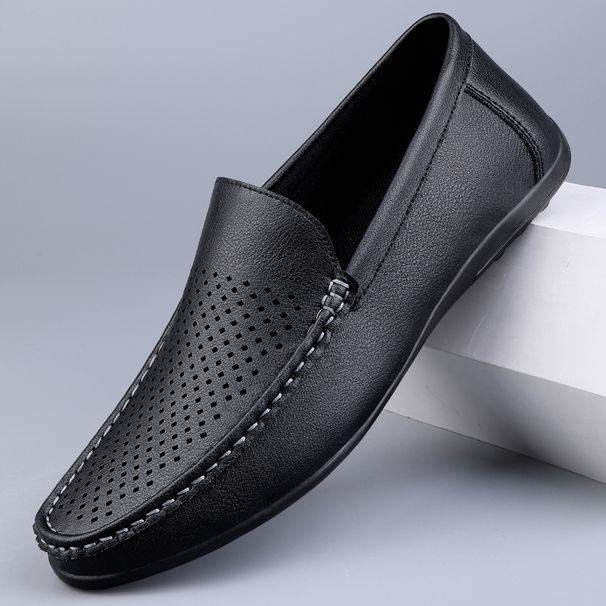 Summer Brand Shoes Casual Leather Hollow Out Moccasins Breathable Slip On Luxury Italian Men White Loafers Plus Soze 47_vogvips.com