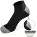 5 Pairs Ankle Running Men Solid Sweat Absorbing Short Comfortable Breathable Low Cut Sport Socks_vogvips.com
