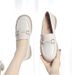 Spring And Autumn Style Small 2023 New Leather Soft Sole Mom Low Heel Single Loafers Middle-aged Women's Shoes_vogvips.com