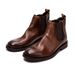 European Warm Series Men Round Toe Brown Martin Boots Top Layer Cowhide Casual Leather Shoes_vogvips.com