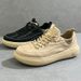 Summer New Breathable Ice Silk Cloth Thick Sole Lightweight Thin Casual Shoes Men's Slip-On Sneakers Versatile_vogvips.com