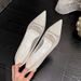 Women's Sexy Lace Wedding Shoes White Champagne Color Bridesmaid Shoes For Wedding Dresses And Evening Gowns New_vogvips.com