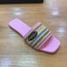 Women's Summer Flat Woven Soft Sole Sandals Square Toe Non Slip Beach Shoes_vogvips.com