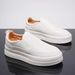 New 2025 Hollow Out Men's For Summer High Looks, Lazy Foot Pedals, White Shoes, Trendy Versatile Sports And Leisure_vogvips.com