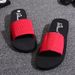 2025 Women's New Mid-Heel Solid Color One-Strap TPR Non-Slip Sole Wear-Resistant Slippers Hand-Woven Sandals_vogvips.com