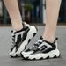 New Height Increasing Dad Women's Soft Sports Shoes, Mesh Breathable Thick Soled Travel White Shoes C63_vogvips.com