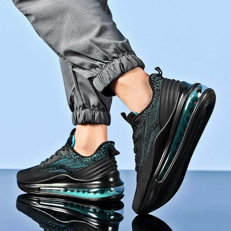 New Sneakers Running Large Size Air Cushion Shoes Cold Bonding Process_vogvips.com