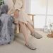 Crestar Suede Clogs For Women Men Winter Fur Lined Fuzzy Cork Footbed Mules Slip On Adjustable Buckle Potato Shoes Cotton Shoes_vogvips.com