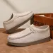 Autumn Men Casual Suede Work Shoes Male Slip On Comfortable Flats Soft Sneakers Platform British Business Party Dress_vogvips.com