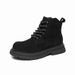 Men's Low-top Pointed Chelsea Boots Low-top Short Leather Boots Men's Retro Martin Boots Trendy_vogvips.com