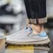Fashion New Mesh Breathable Loafers Men Slip On Casual Shoes For Men Summer Sneakers Comfortable Half Slippers Shoes Men Chaussure Homme_vogvips.com