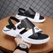 Men's Sandals Summer New Beach Shoes Fashionable Leather Sandals Lazy Slippers Outdoor Casual Men's Shoes_vogvips.com