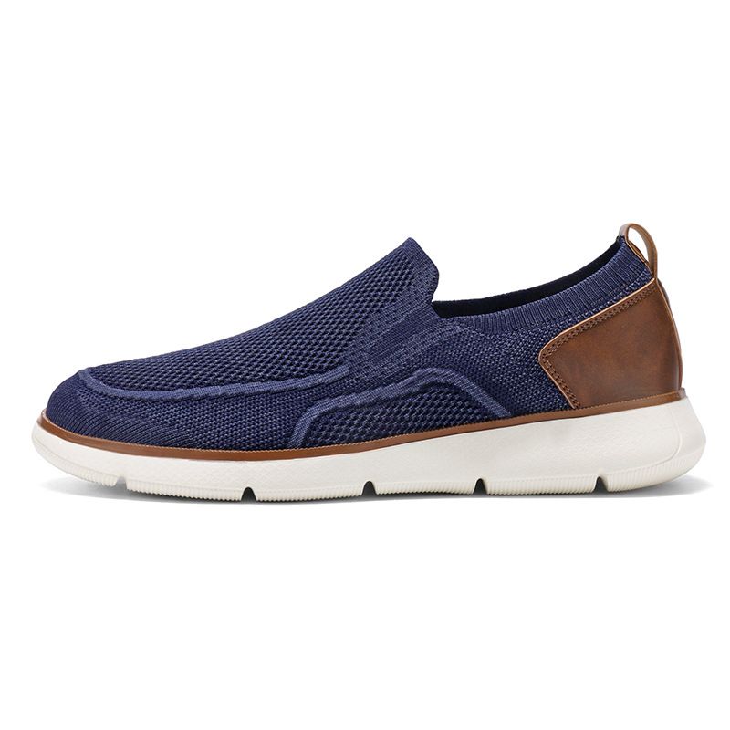 Men’s Shoes New Retro Casual Fashion Shoes Large Size Breathable Flying Mesh Boys One Step Light Non Slip Men's Shoes_vogvips.com