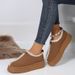 Women's Shoes Snow Boots For Women Winter New Thick Soled Round Toed Internet Celebrity Warm Cotton Shoes_vogvips.com