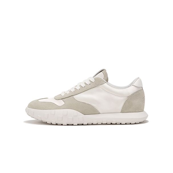 Grape Mom Same Style Travel Notes Imported Calfskin Silk Satin Casual German Training Women S Forrest Gump Shoes_vogvips.com