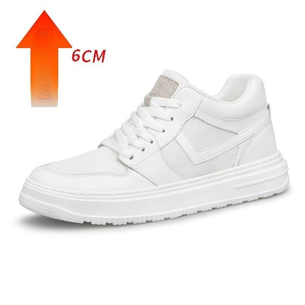 Height-increasing Men's Shoes Men's Board Shoes Men's Non-slip And Wear-resistant Sports And Leisure Leather Shoes_vogvips.com