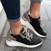 Sneakers Fashion Wedges Platform Lace Up Vulcanized For Women Sport Running Shoes Leather Casual Shoe Tenis_vogvips.com