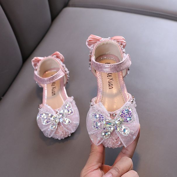 Baby Girl Girl Girl Princess Diamond Single Shoe Shoes Dance Show Shoes_vogvips.com