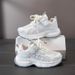 Girls' Sports Lightweight Mesh White New Summer Model Older Children, Children's Performance Shoes, Versatile Running_vogvips.com