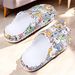 Flat Indoor Slippers Printing Soft EVA Soles Adjustable Strap Easy-On Nurse Comfortable Work Clog Shoes For Women_vogvips.com