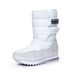 Winter New Waterproof Non-Slip Thickened For Women Thick Sole Warm Mid-Calf Snow Boots_vogvips.com