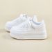 Little White Shoes Female Students Thick-soled Heightening Shoes Mesh Breathable Casual Shoes_vogvips.com