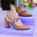MTX High Women's Shoes Leather Wine Glass 2025 Spring Summer Hollow New Pointed Toe Elegant Stylish Mid Heel Sandals_vogvips.com