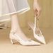 Qianluhui Miu Series Light Professional Style High-heeled Sandals For Lawyers, Foreign Company Executives, Office_vogvips.com