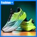 Unisex Sports Soft Sole Lightweight Flat Bottom Competition Training 2026 New Shock-absorbing Racing Running Shoes_vogvips.com