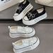 IG Laixini Genuine Leather Thick-Soled 2025 Spring New Student Sneaker Caual Veratile Trendy Single Korean White_vogvips.com