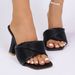 Women's Square-toed Open-toe Chunky Heel Sandals, Fashionable Cross-border 2026 Summer New High-heeled Sandals_vogvips.com
