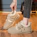 Mao Mao Shoes Women's Shoes Women's Casual Shoes Piled Thickened Warm Non-slip Flat Cotton Shoes_vogvips.com