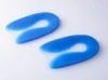 Blue silicone U shaped heel pad heel pad heel silicone heel pad soft shock absorption protect the foot_vogvips.com
