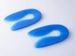 Blue silicone U shaped heel pad heel pad heel silicone heel pad soft shock absorption protect the foot_vogvips.com