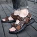 New Soft Soled Soft Men's Sandals Summer Trend Leisure Youth Korean Version Non-slip Beach Shoes_vogvips.com
