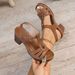 2025 European And American Summer Sandals, T-strap High-heeled Chunky Heel Peep-toe Roman Women's Shoes, Waterproof_vogvips.com