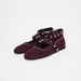 Retro Rivet Shoes For Women Spring And Autumn Fashion Round Head Versatile Ballet Shoes One Strap Casual Flat Shoes Black_vogvips.com