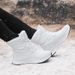 2021 Autumn/Winter New Cross Border Women's Boots Trendy Cotton Boots Outdoor High Top With Velvet Warm Thick Bottom Cotton Shoes Snow Boots For Women_vogvips.com