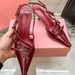 26ss Ankle Leather Pointed Patent Strap Cat Heel Sandals For Women Spring Summer Elegant Sexy Closed Toe Stiletto H_vogvips.com