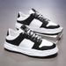 Summer Men's New Breathable White Versatile Thick Soled Sports Casual Board Shoes, And Trendy Shoes For Male Students_vogvips.com