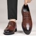 Summer Breathable Business Formal Shoes, Casual Hollowed-Out Perforated Leather Sandals, Men's Clogs SJ88111-1_vogvips.com