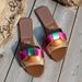 2026 New Large Size Slippers Women's Flat Sandals Fashion Trend One-character Colored Slippers_vogvips.com